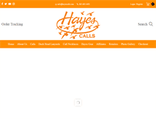 Tablet Screenshot of hayescalls.com